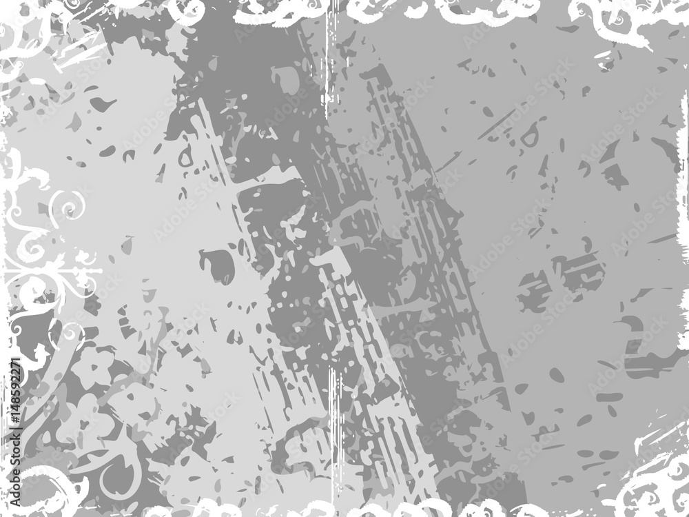 Fototapeta premium Background with grunge texture. Vector illustration.