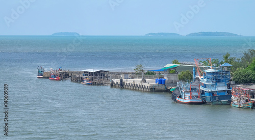 fishing boats-Fishing boats of Thailand.