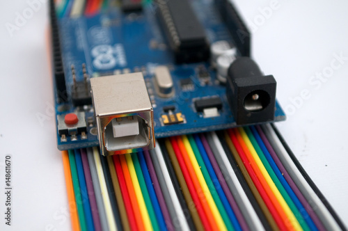 Arduino on a white background