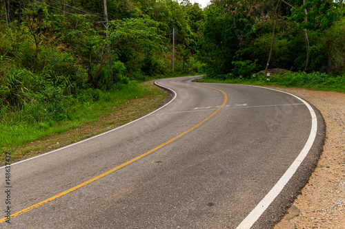 Serpentine road