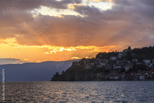 Coastal view of Ohrid  Macedonia
