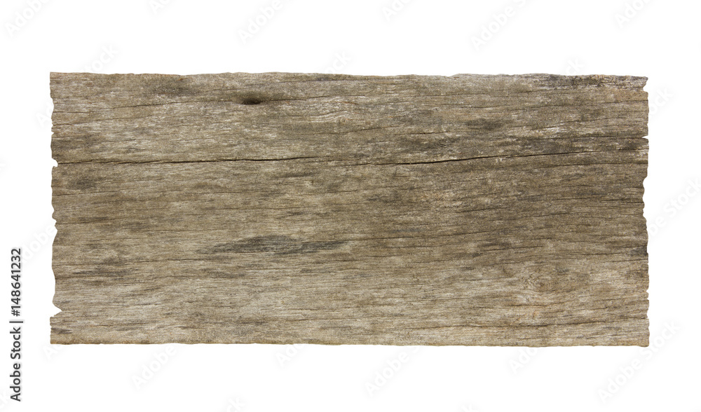 wooden planks isolated on white background