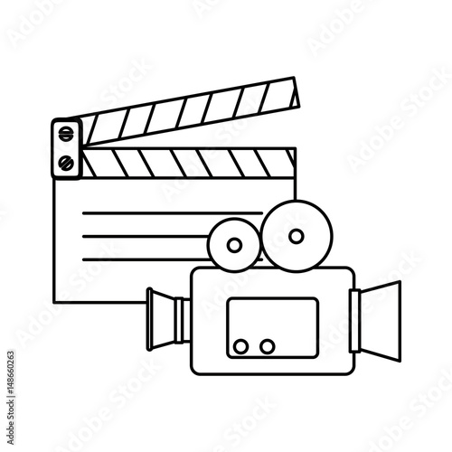 cinema entertainment elements icons vector illustration design