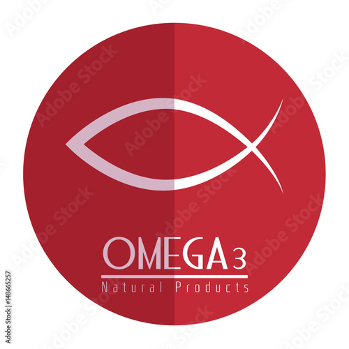 omega 3 product healthy vector illustration design