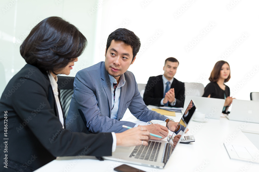 Business people meeting in office room Business people meeting in office room
