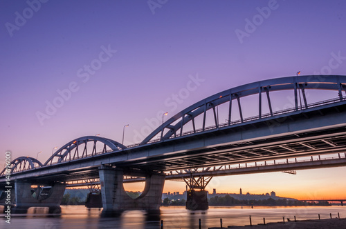 High Dynamic Range Imaging. Metro bridge. Kiev,Ukraine © YB