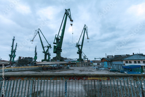 Cranes at Gdansk Shipyard