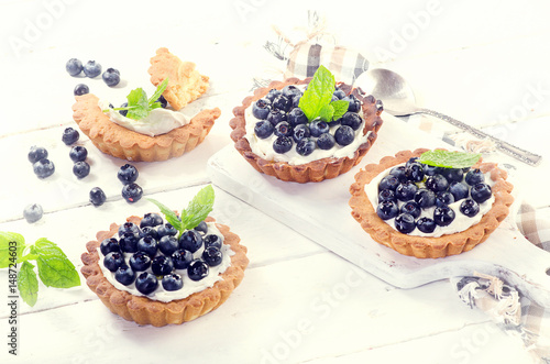 Sweet Blueberry tarts