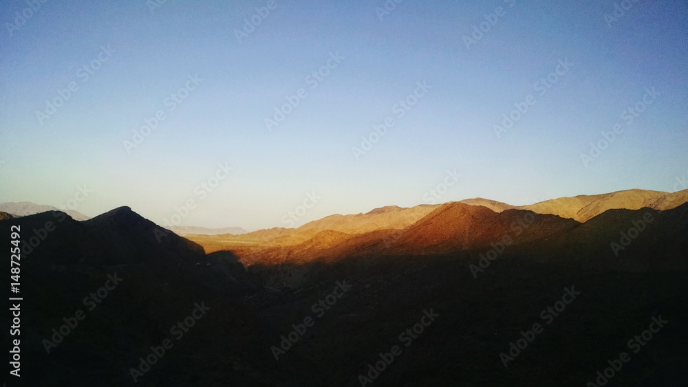 Naklejka premium Mountains