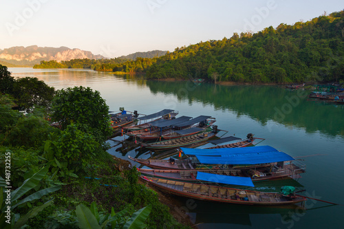 Longtail at Khao Sok  Thailand