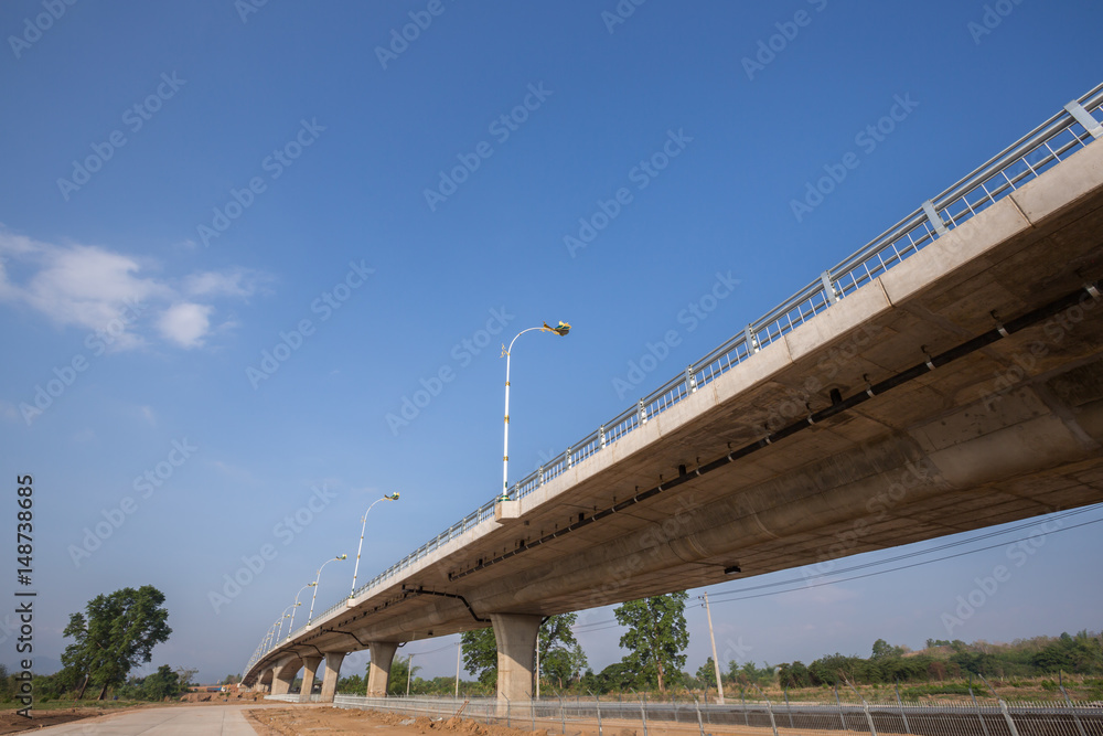 The newly built bridge, Second Thailand Myanmar Friendship Bridge in Mae Sot, Tak, Thailand The newly built bridge, Second Thailand Myanmar Friendship Bridge in Mae Sot, Tak, Thailand