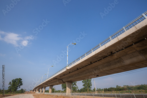 The newly built bridge, Second Thailand Myanmar Friendship Bridge in Mae Sot, Tak, Thailand