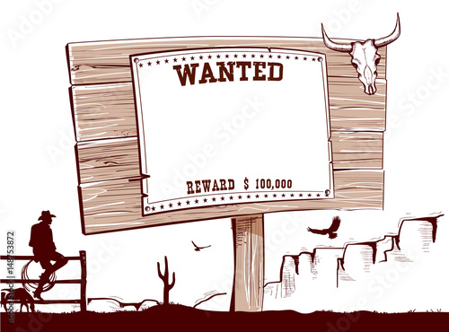 Wanted paper on wood board for text.