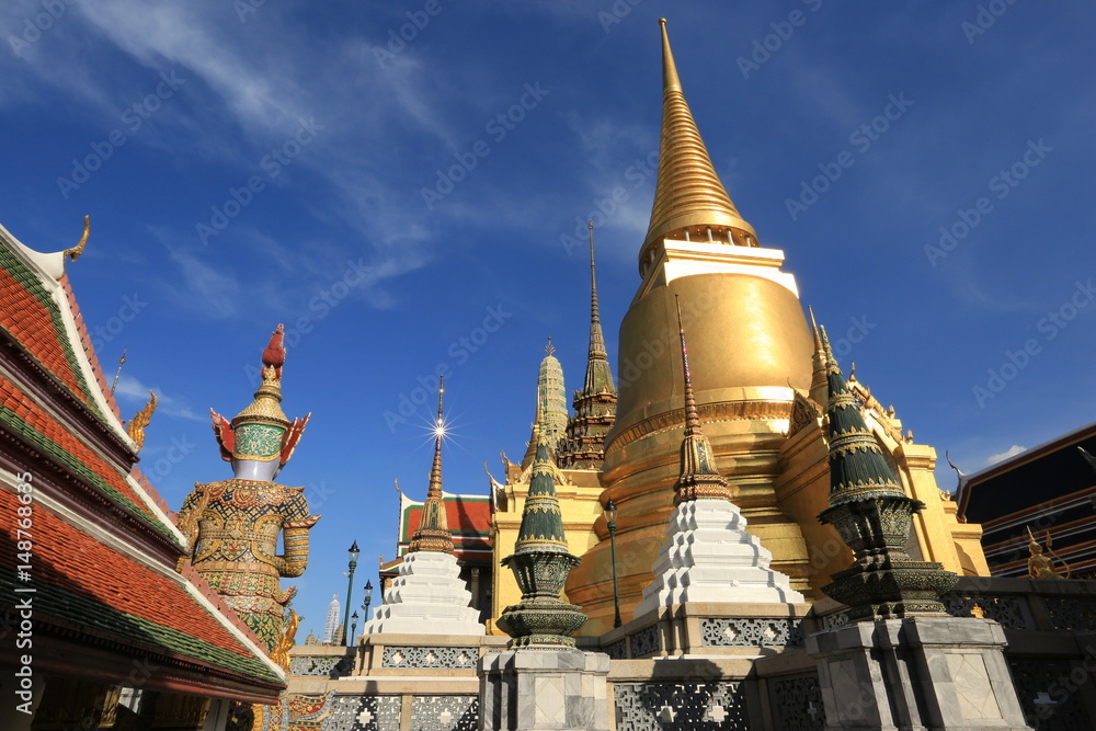 Naklejka premium Wat Phra Kaew Temple ,Bangkok, Thailand