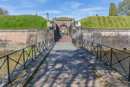 Bridge leading to the Utrechtse poort in Naarden photo