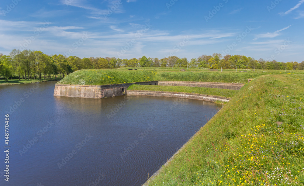 Rampart around the historic city of Naarden Rampart around the historic city of Naarden