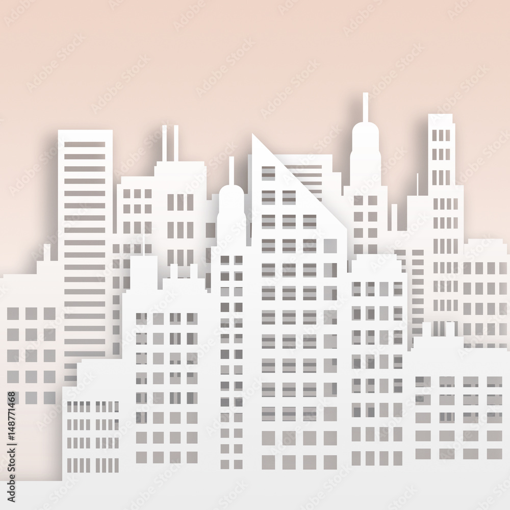Skyscraper Buildings Displaying Corporate Cityscape 3d Illustration