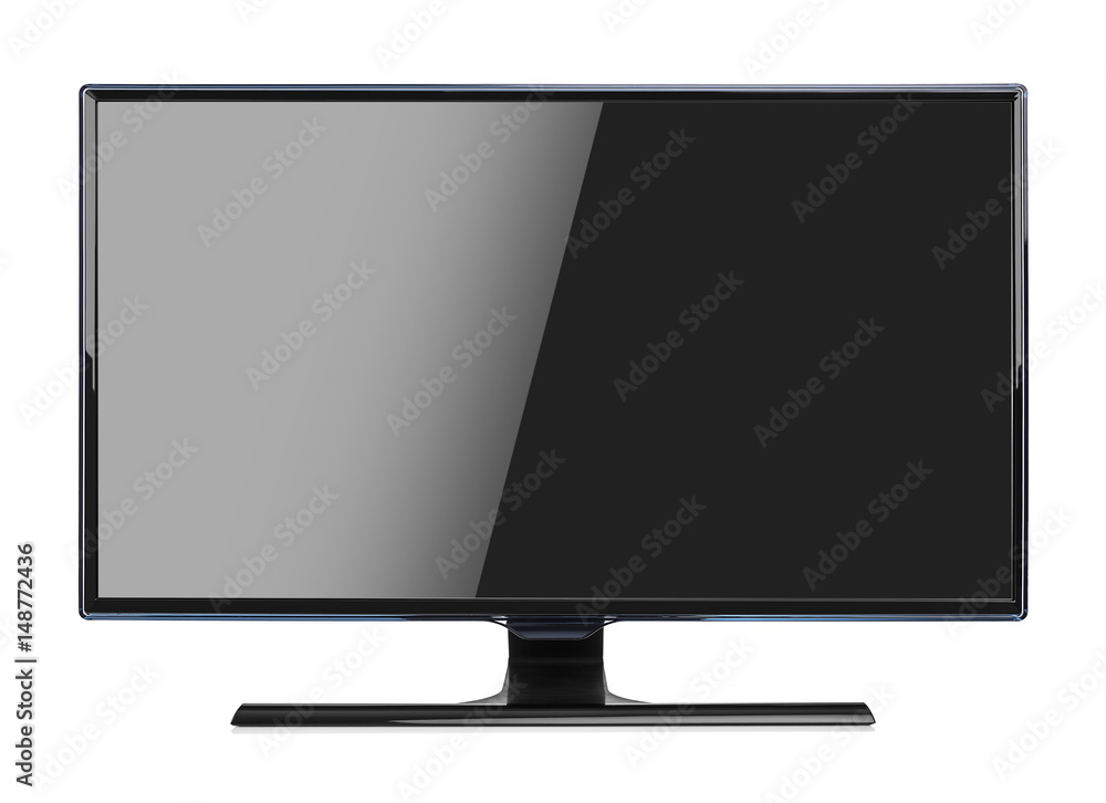 Computer monitor isolated on white background. Computer monitor isolated on white background.
