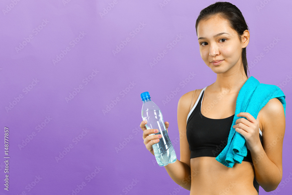 Portrait of sporty female Portrait of sporty female