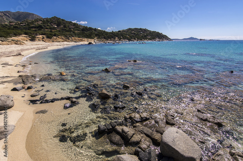 Beautiful sea of Porto Sa Ruxi, Villasimius, Sardinia, Italy photo