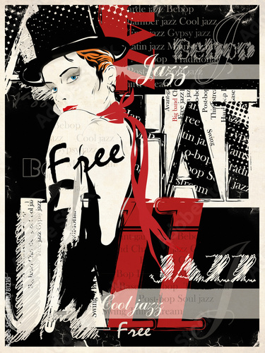 Photography Vintage Jazz  Poster Background