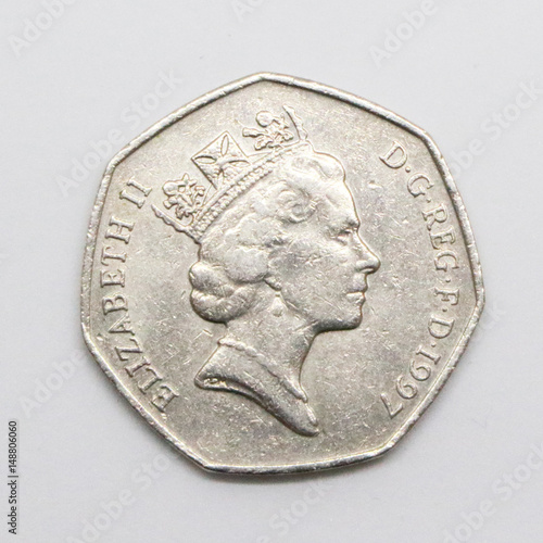 Valokuva 50 pence piece