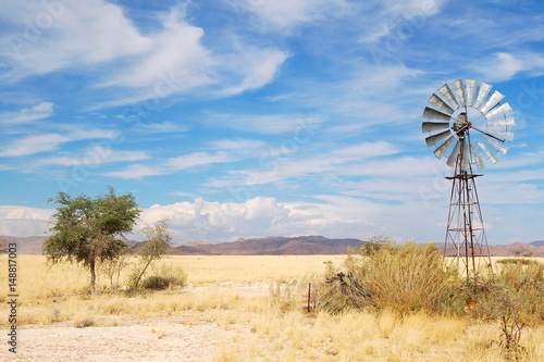 Beautiful Wind Turbine in Namibia