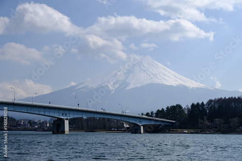 Mount Fuji view from Lake Kawaguchi