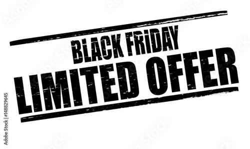 Black Friday limited offer photo