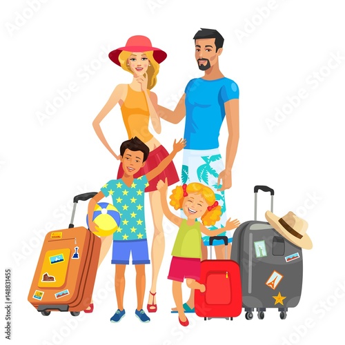 The family is going on vacation