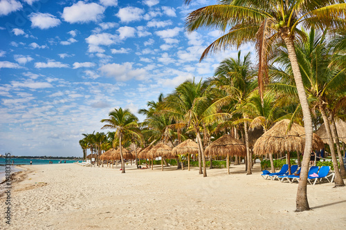 So called "Turtle Beach Akumal" in Mexico / Caribbean vacation at mexican tropical Beach in Quintana Roo © marako85