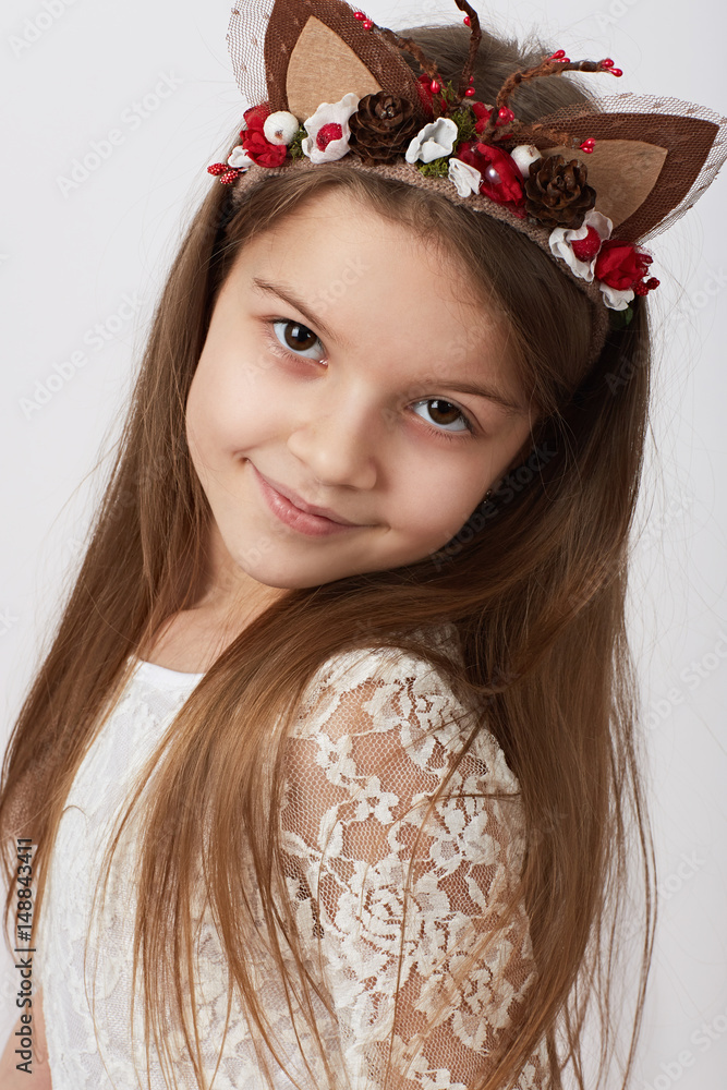 Naklejka premium portrait of a beautiful girl