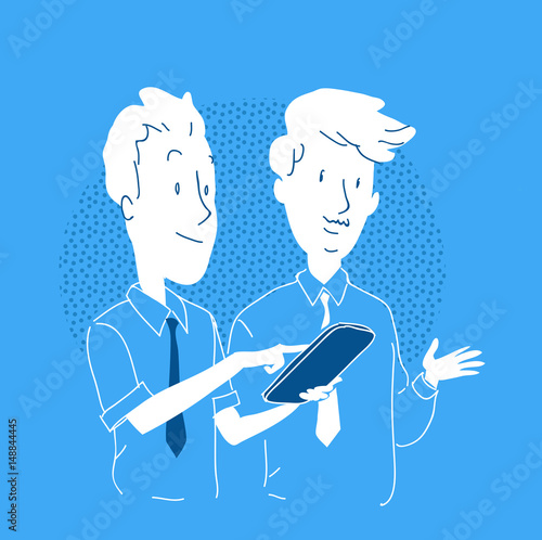 Presentazione interattiva su tablet 