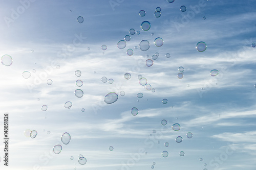 Bubbles in the sky.