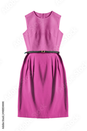 Pink dress isolated