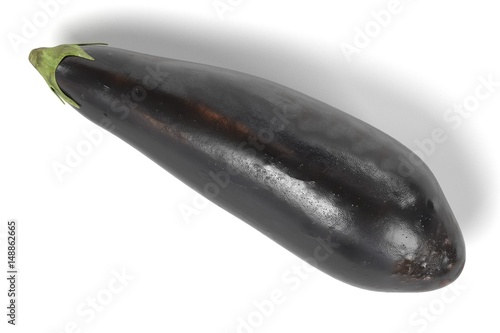 Wallpaper Mural realistic 3d render of eggplant Torontodigital.ca