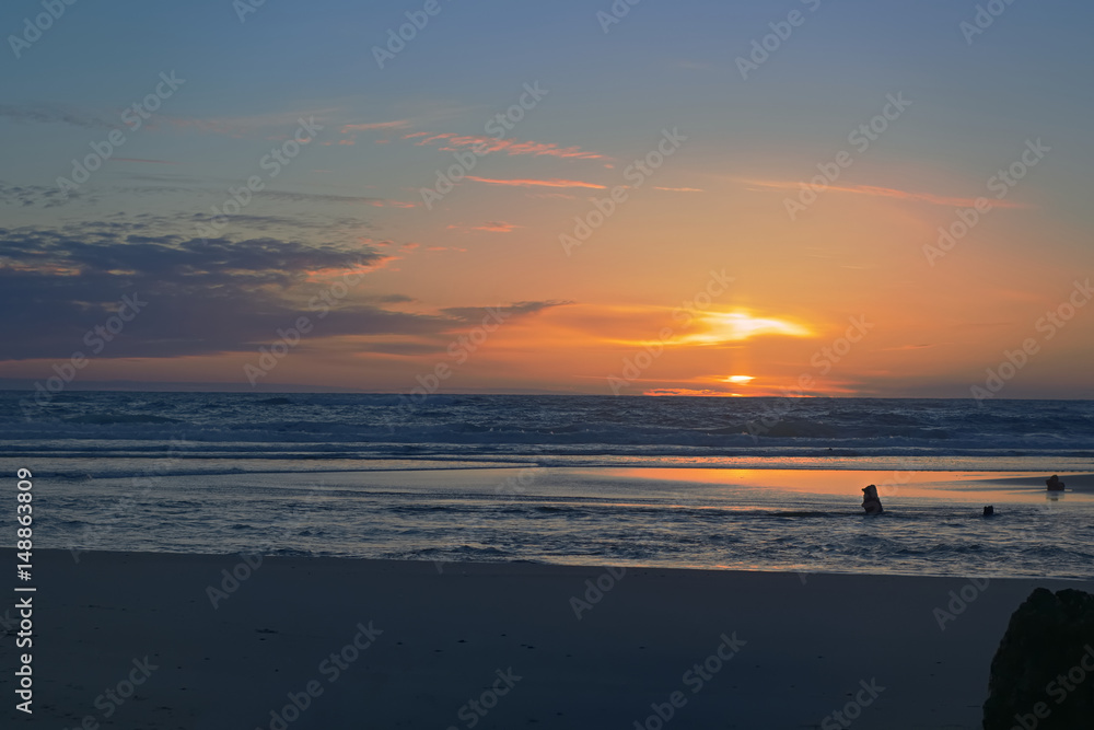 Sun Pillars at Neskowin