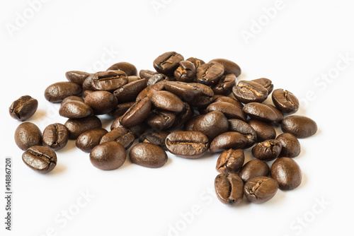 Roasted Coffee beans isolated