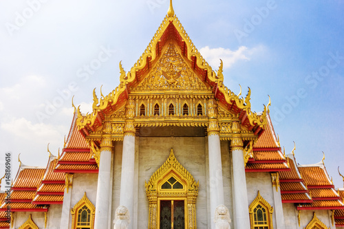 Wallpaper Mural Marmortempel Wat Benchamabophit - Bangkok, Thailand. Torontodigital.ca