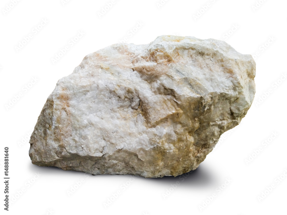 Obraz premium heavy stone isolated on white