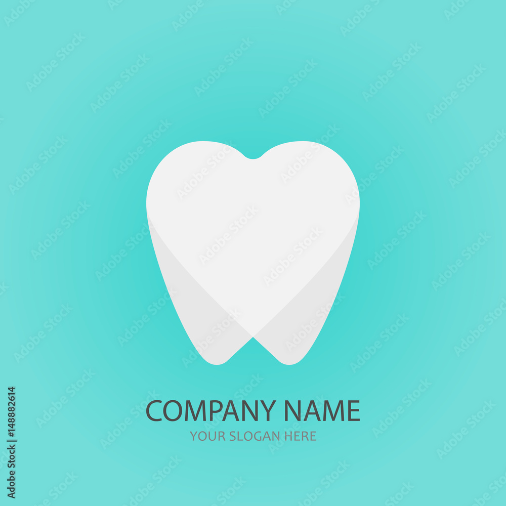 Dental hearth logo template, vector illustration Dental hearth logo template, vector illustration