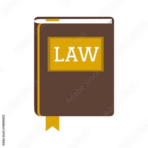 book or constitution law and justice icon image vector illustration design 