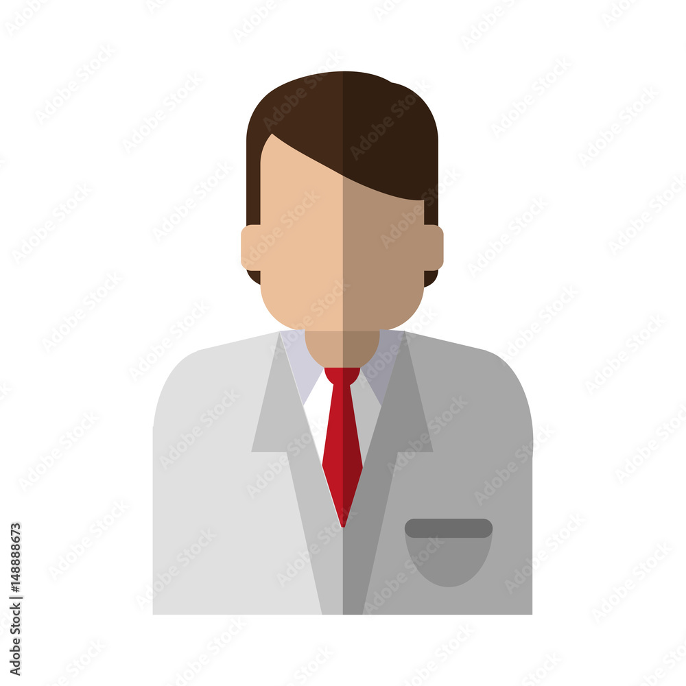 faceless man icon image vector illustration design 