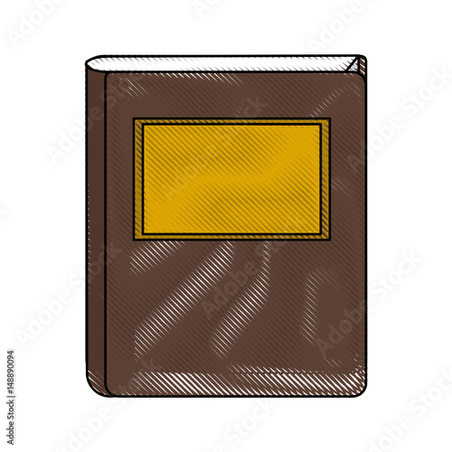 color blurred stripe of court book with label vector illustration