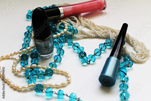 Cosmetics and beads