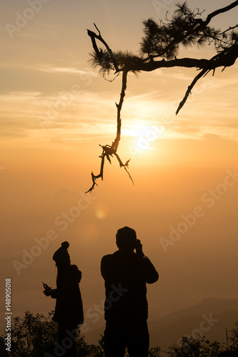 Sunset at Phu Kradeng, Thailand