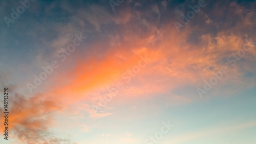 colorful sunset clouds © vladiislav