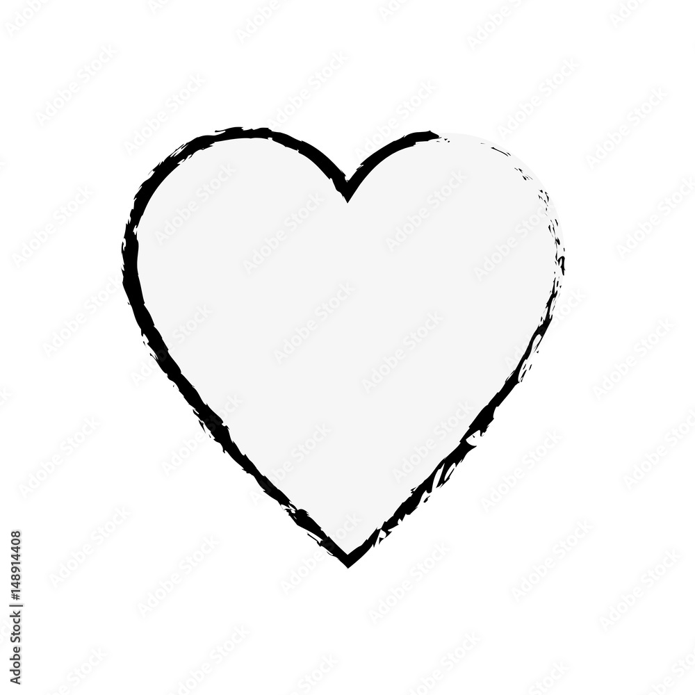 heart icon over white backgorund. vector illustration heart icon over white backgorund. vector illustration