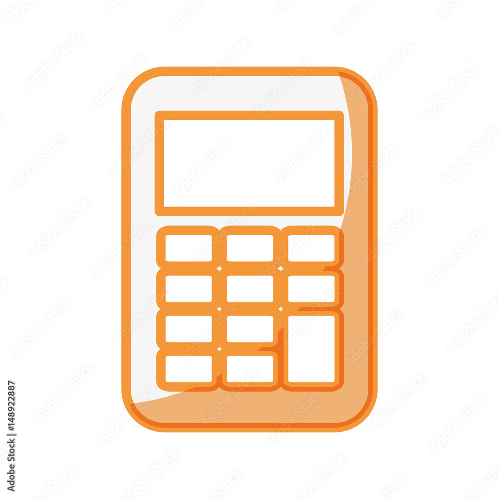 Calculator math device icon vector illustration graphic design Calculator math device icon vector illustration graphic design