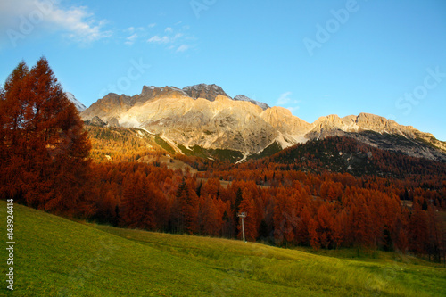 The arrival of autumn morning